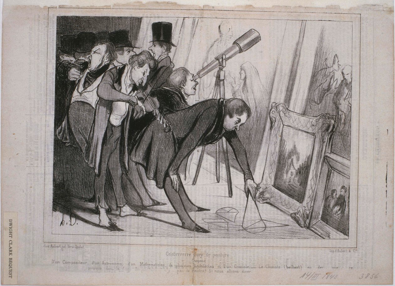 Famoso jurado de pintura de Honoré Daumier