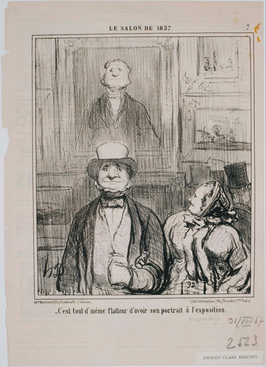 El salón de 1857- ¿Cómo, es en esta bodega que...? de Honoré Daumier