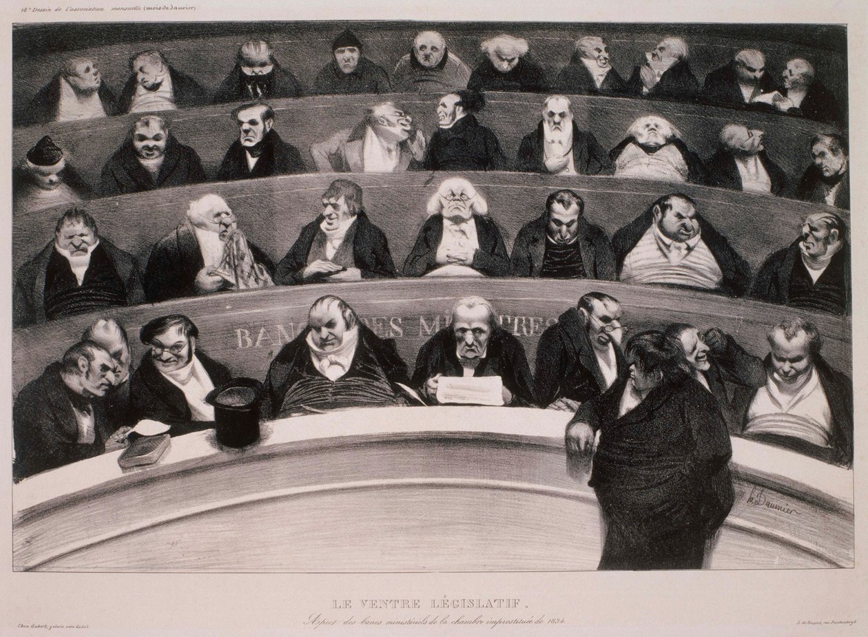 El vientre legislativo de Honoré Daumier