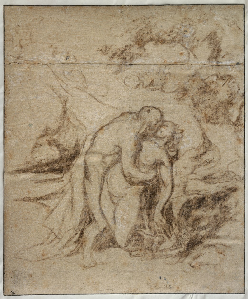 Phrosine y Melidore o, El beso, c.1848-52 de Honoré Daumier