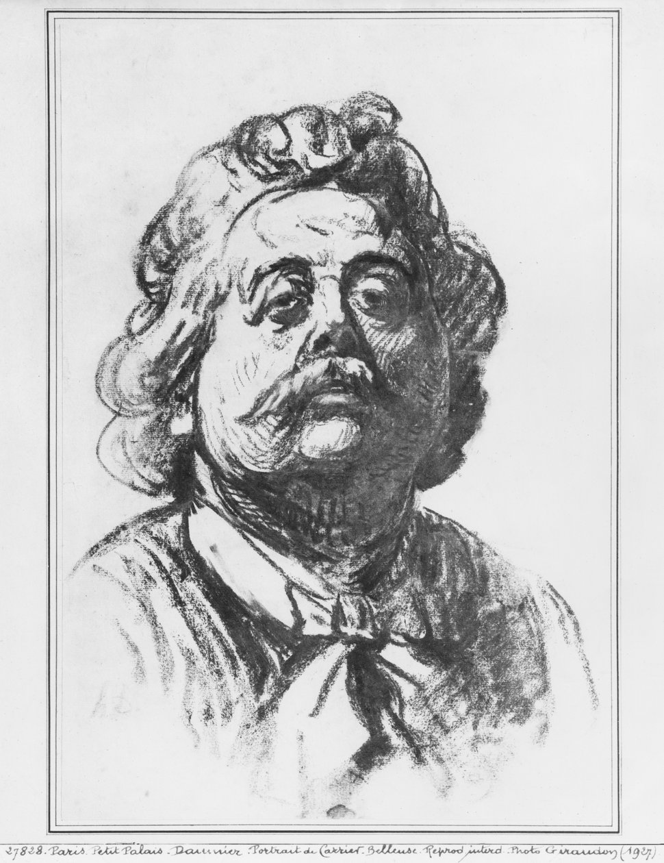 Retrato del escultor Albert Ernest Carrier-Belleuse, 1863 de Honoré Daumier