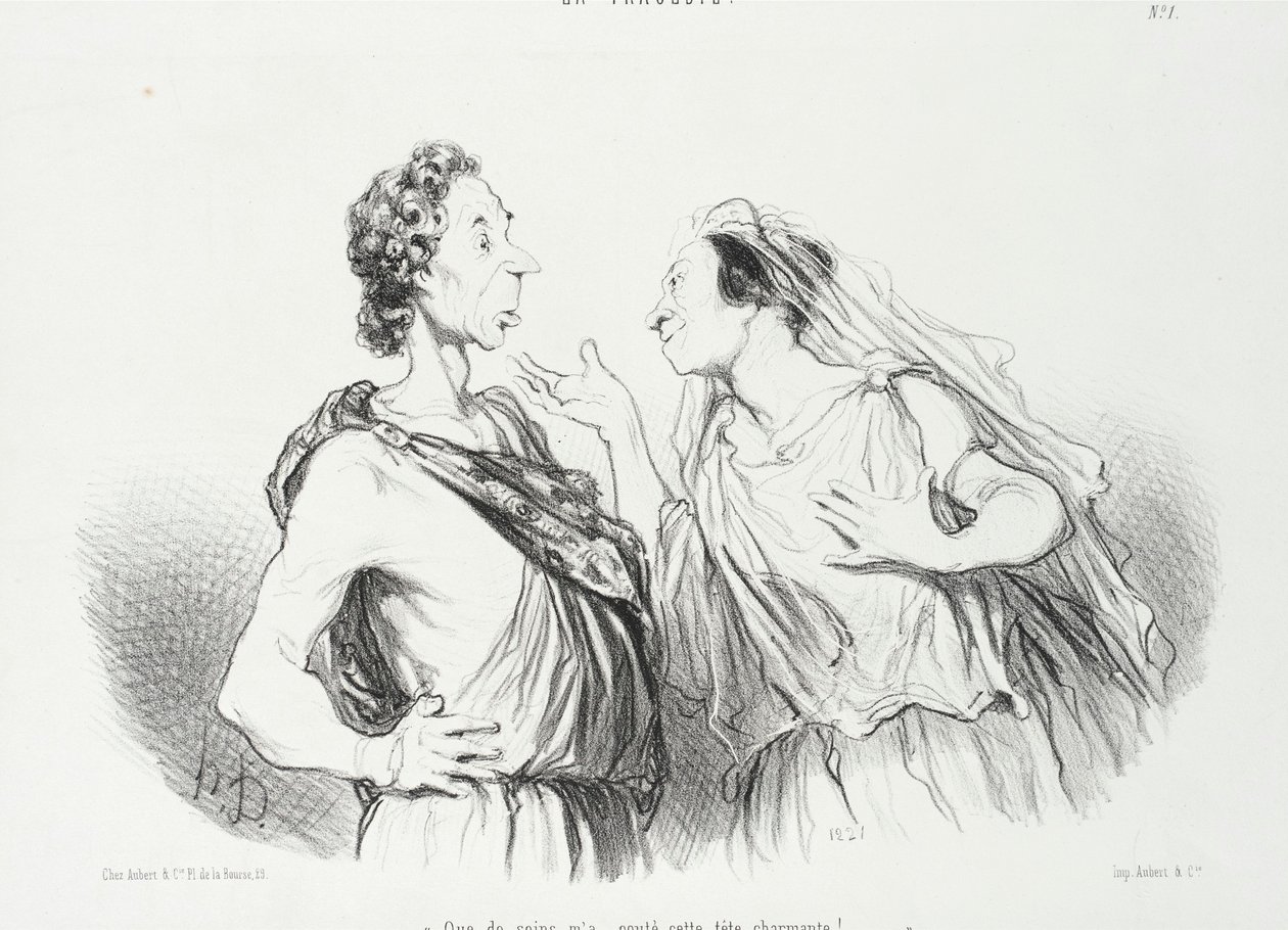 Cuántos cuidados me costó esta cabeza encantadora de Honoré Daumier