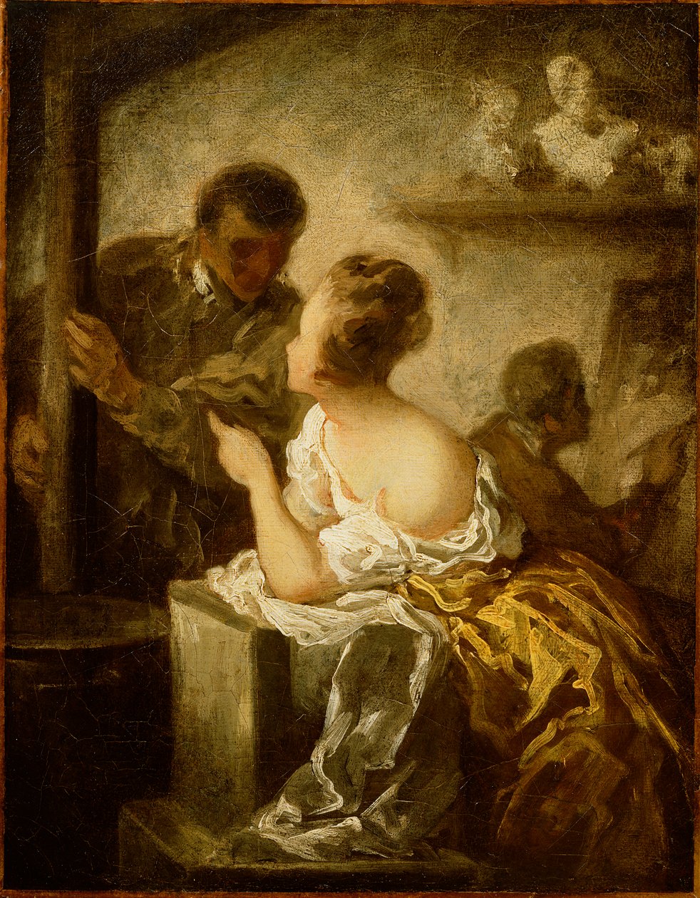 El estudio, c.1870 de Honoré Daumier