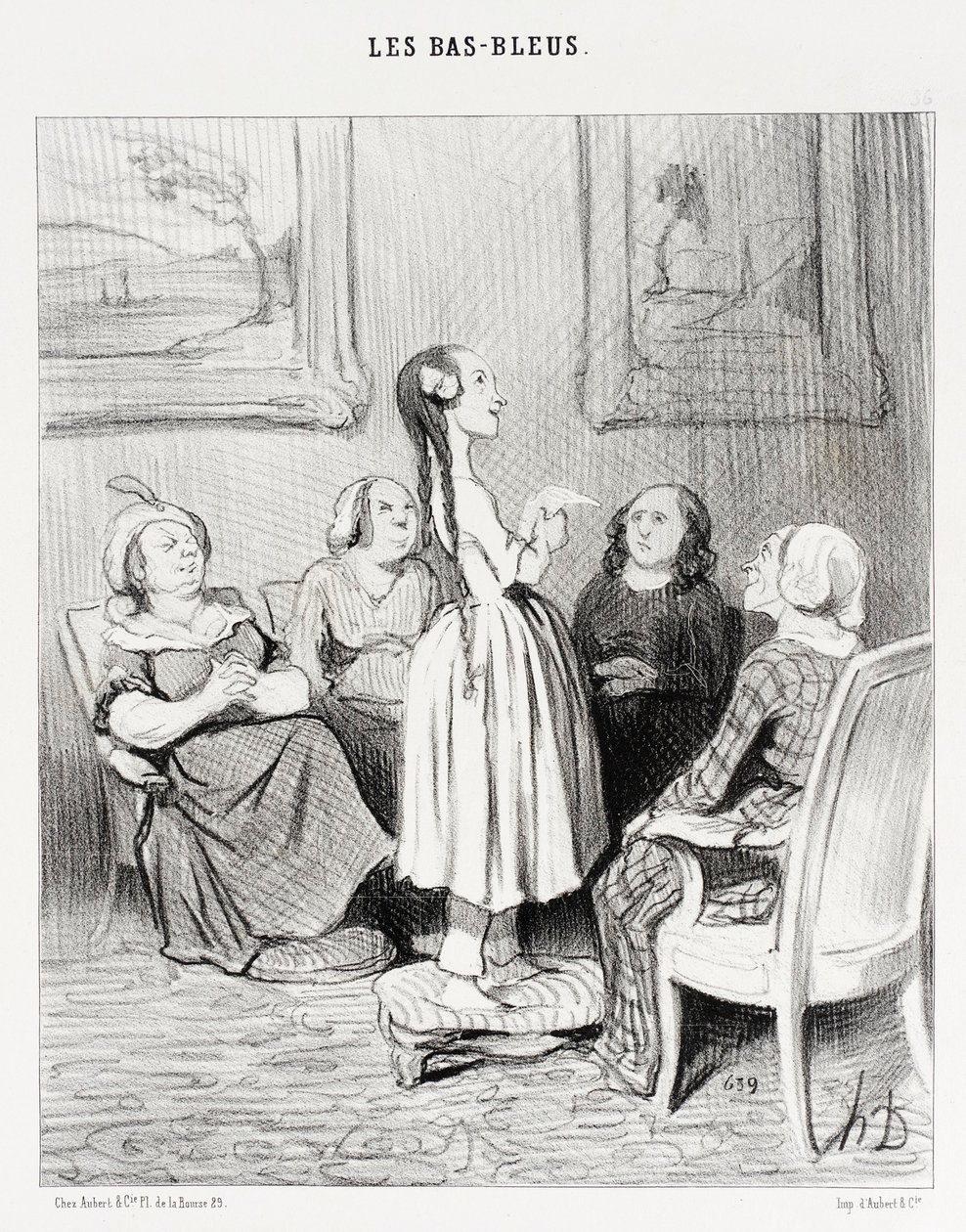 ...aunque me maldigan de Honoré Daumier