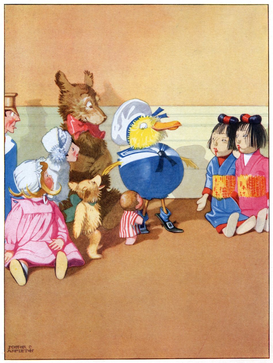 Parecía tan orgulloso e importante, ilustración de 