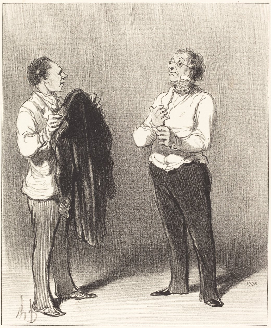 (El Doméstico) - Señor haría bien... de Honoré Daumier