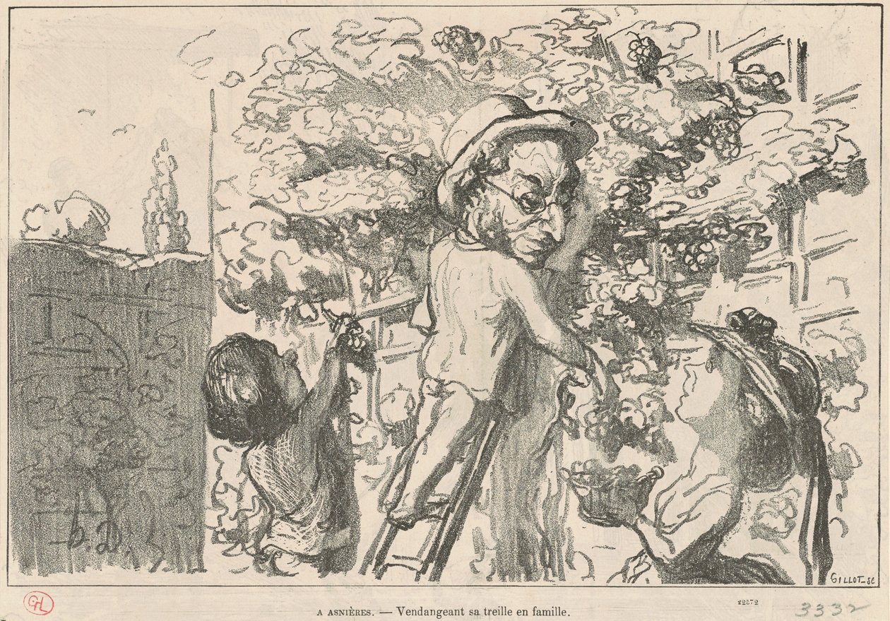 En Asnières de Honoré Daumier