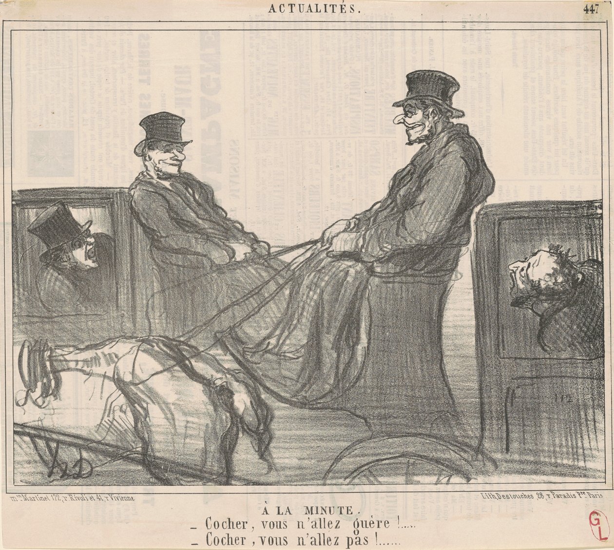 Al minuto de Honoré Daumier