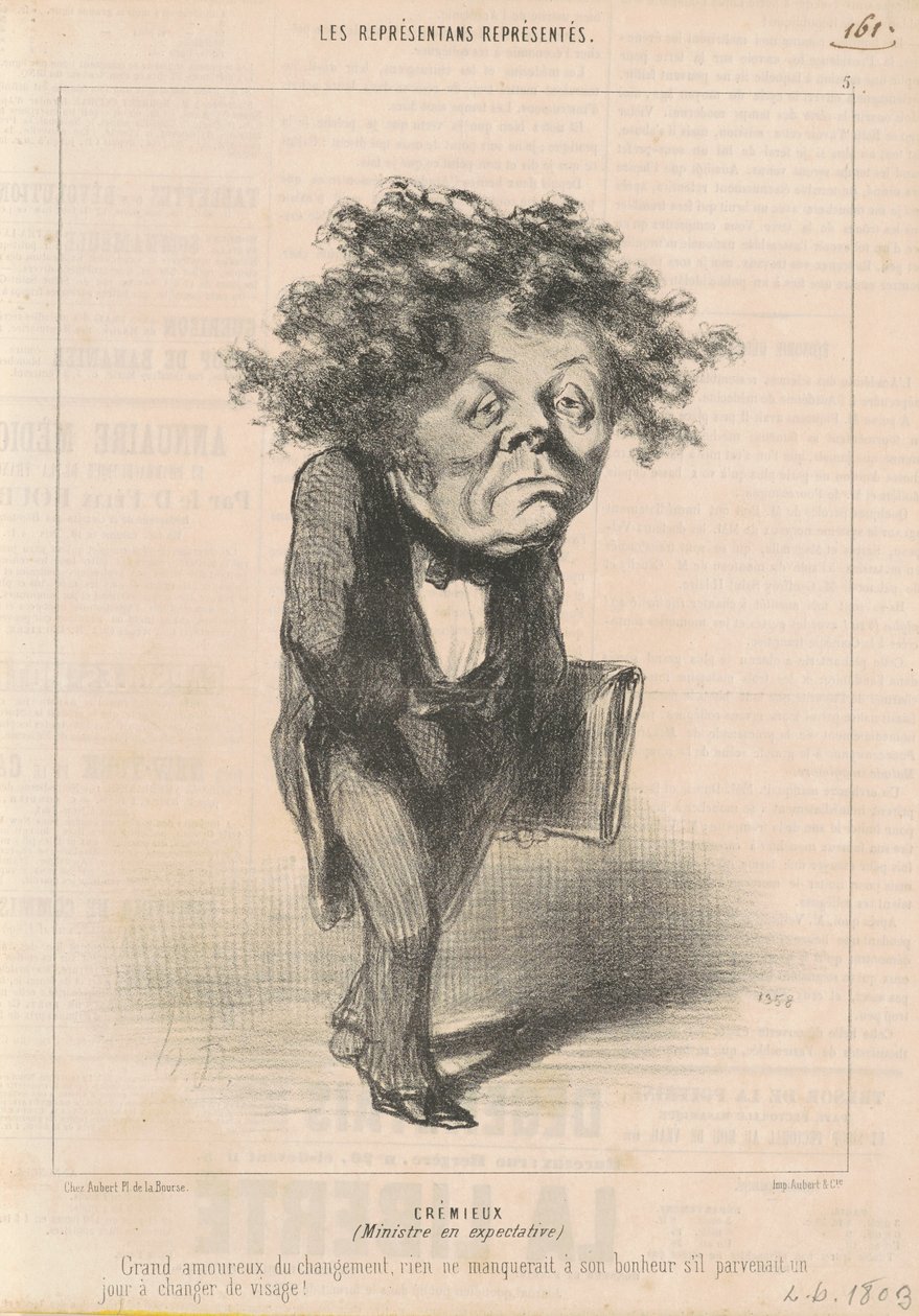 Adolphe Crémieux de Honoré Daumier