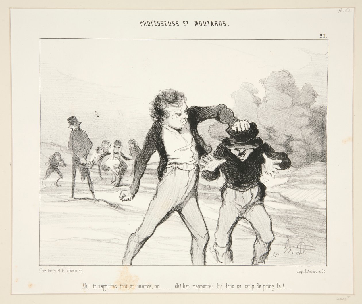 ¡Ay! ¿Le informas de todo al maestro? - #21 de Profesores y Mostazas de Honoré Daumier