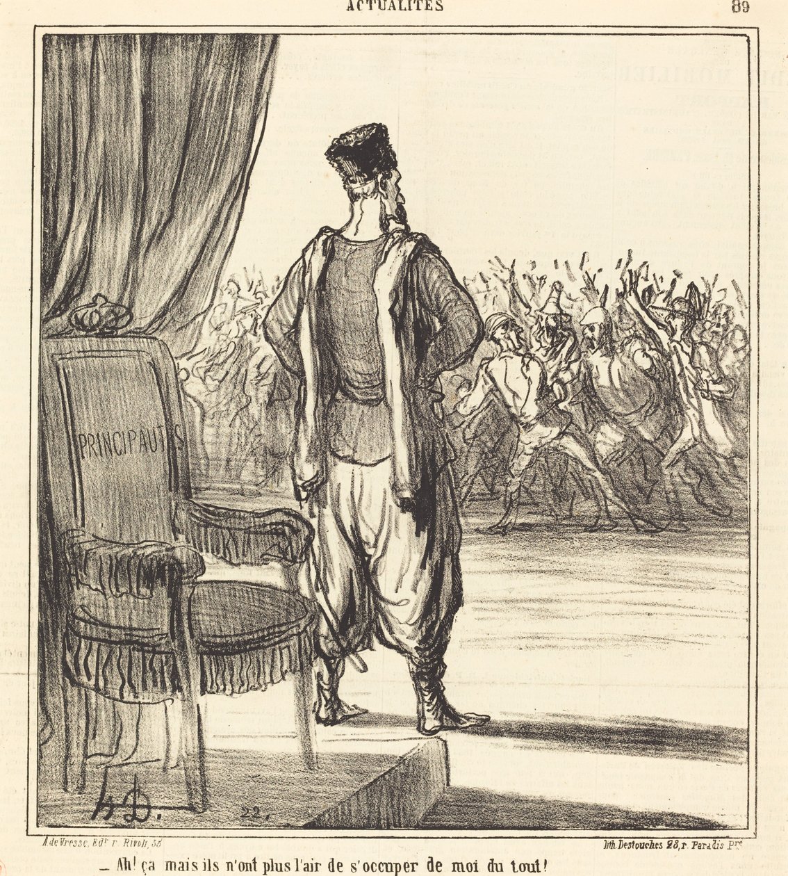 Ah! eso... ya no parecen ocuparse de mí de Honoré Daumier