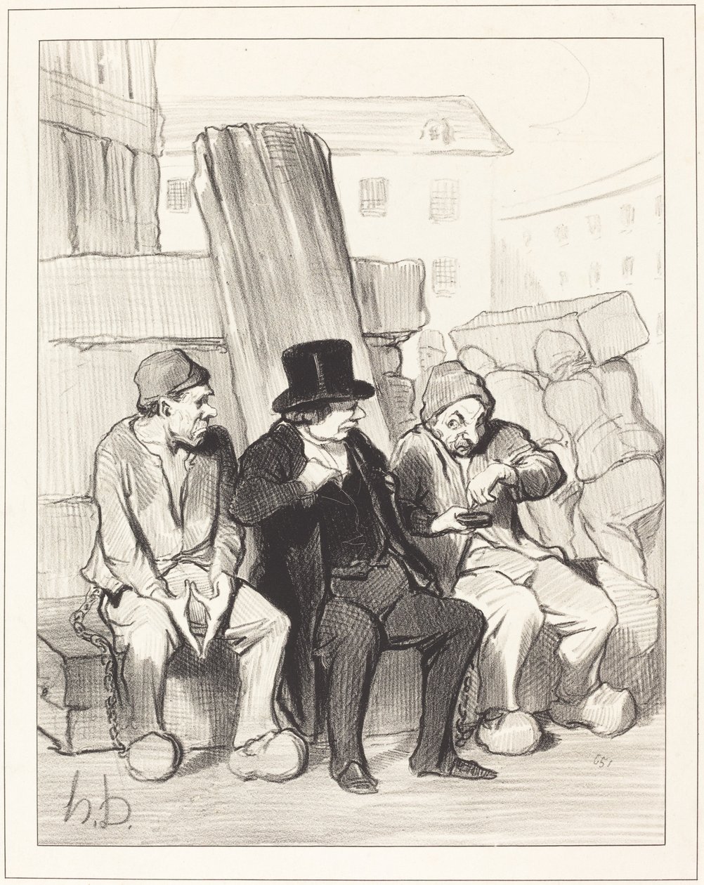 Así que, mi amigo, a los veintidós años... de Honoré Daumier