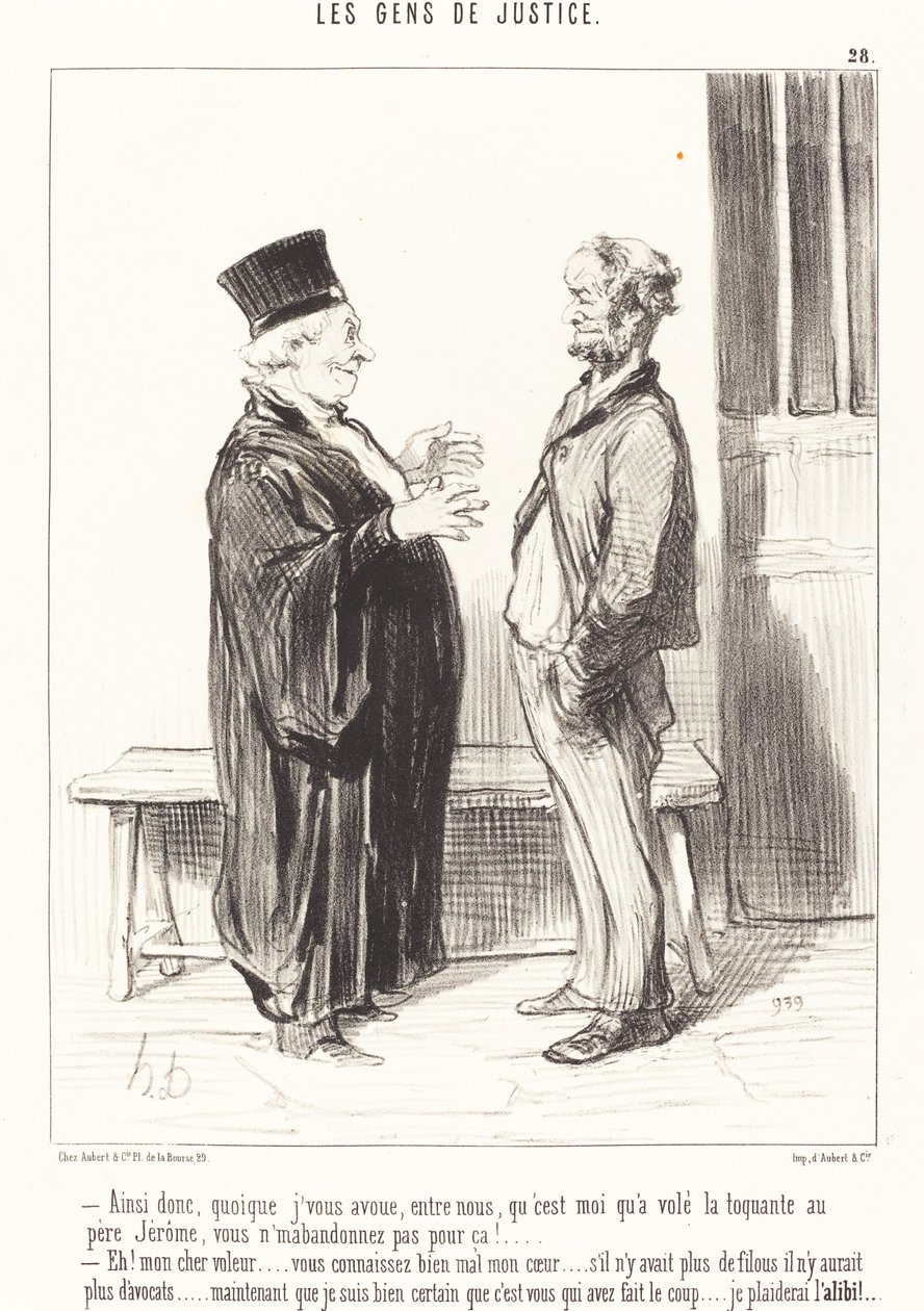 Así que, aunque te lo confieso... de Honoré Daumier