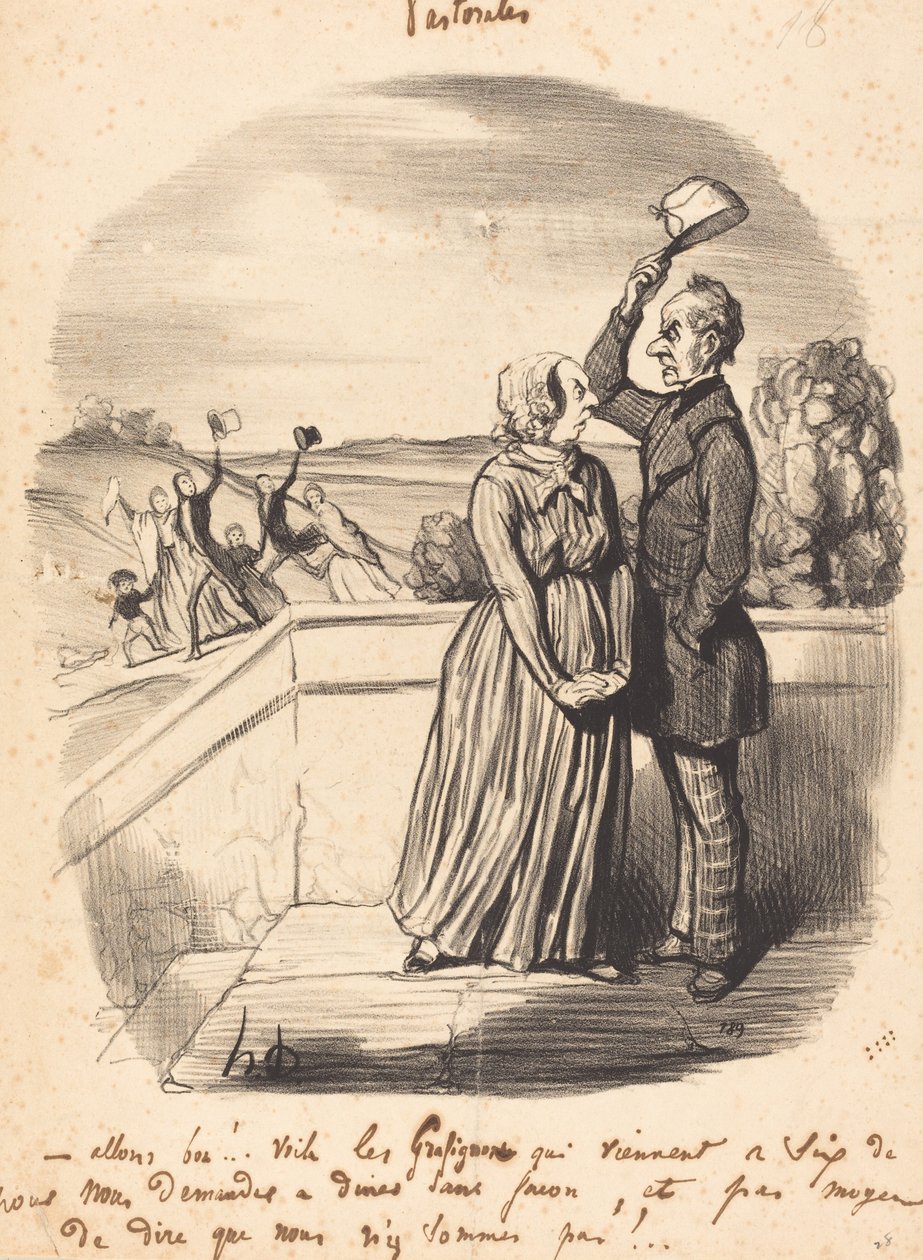 ¡Vamos!... ahí están los grafismos... de Honoré Daumier