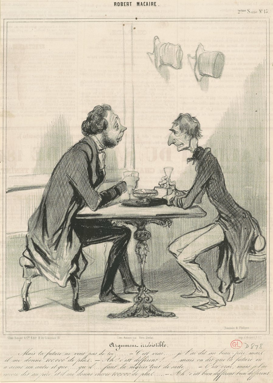 Argumento irresistible de Honoré Daumier