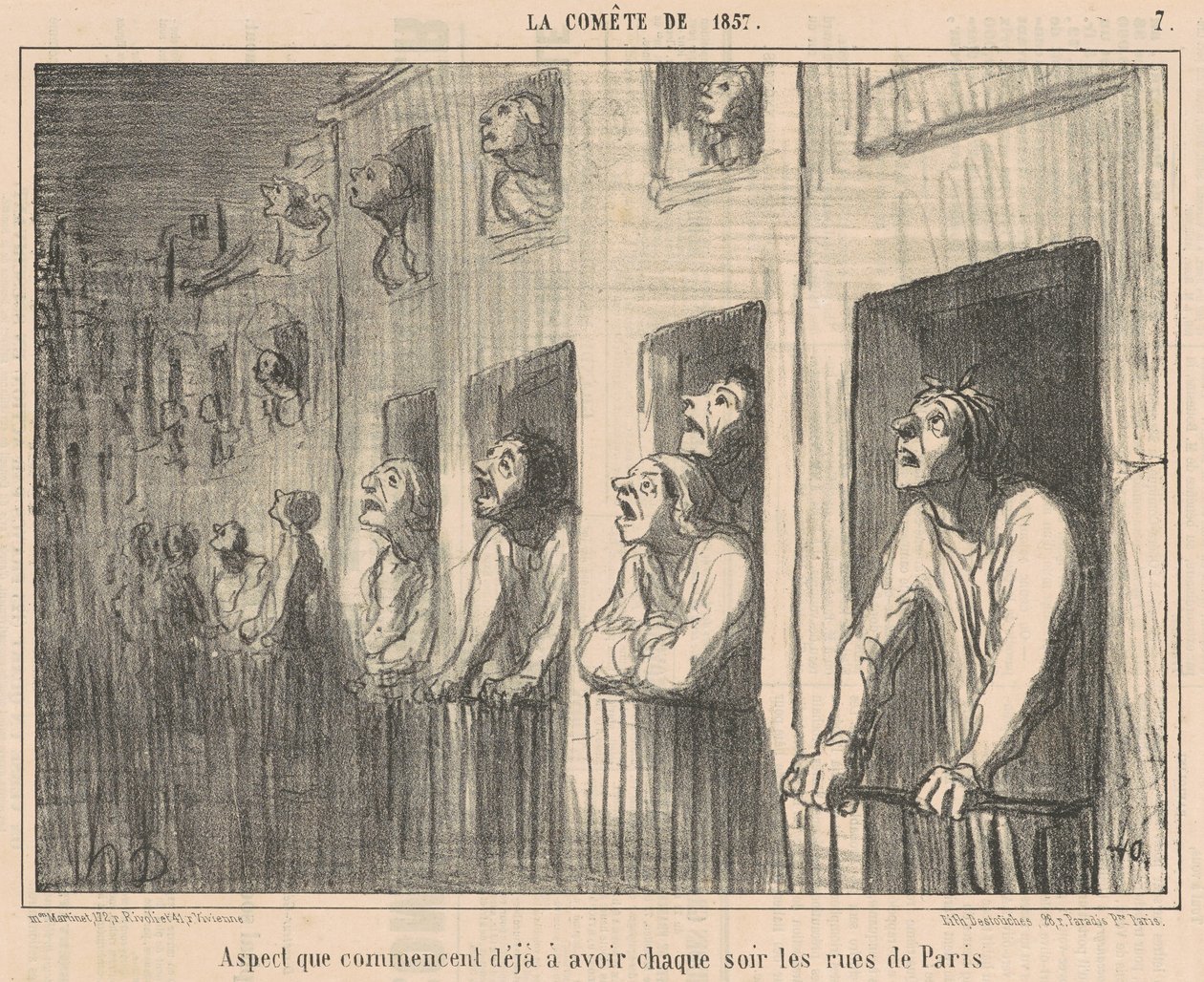 Aspecto que ya empiezan a tener ... de Honoré Daumier