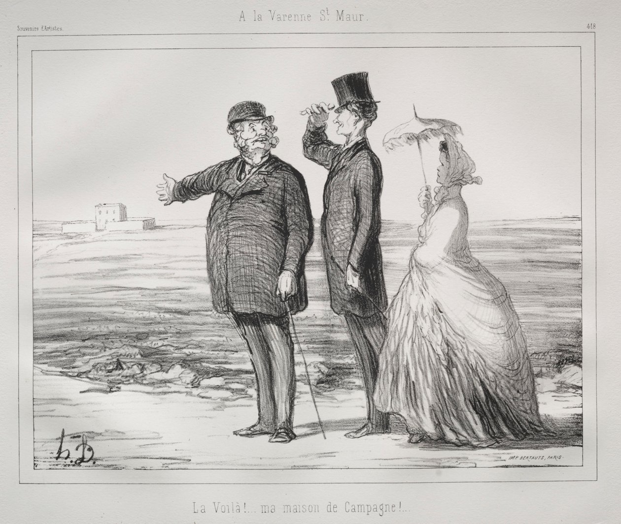En Varenne, Saint-Maur de Honoré Daumier