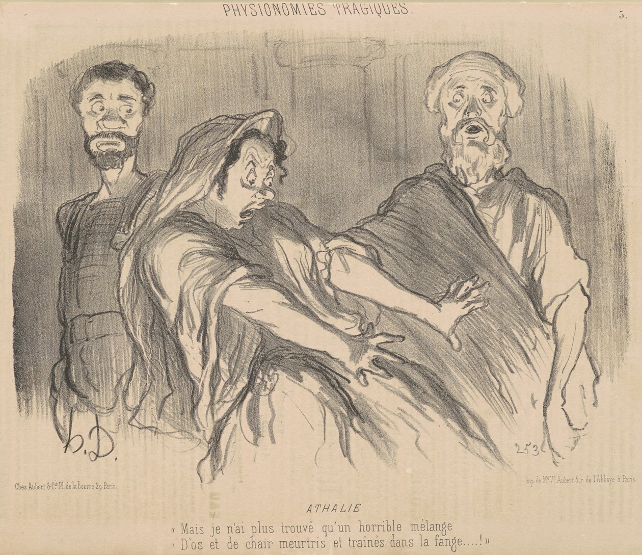 Athalie de Honoré Daumier