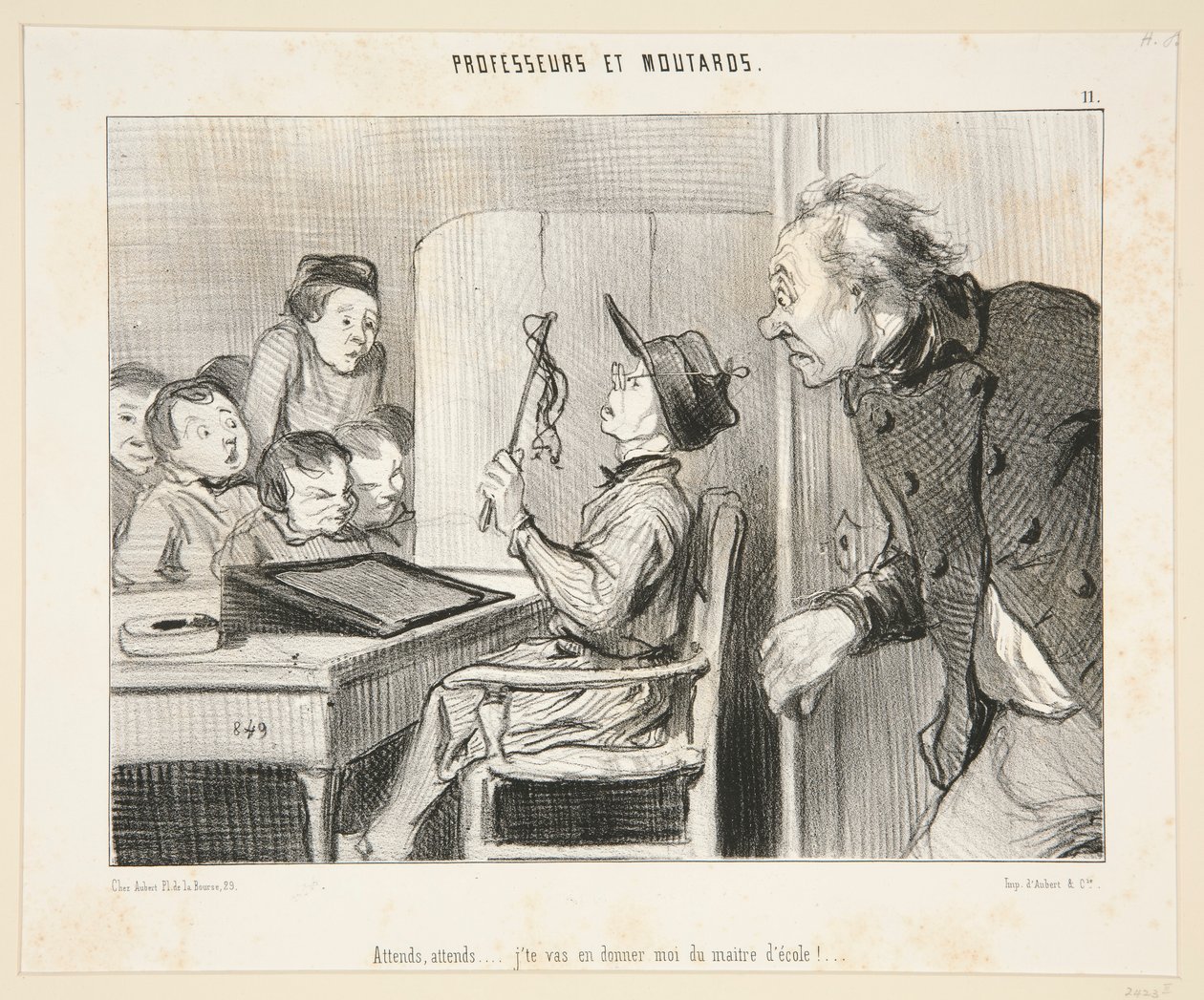 asiste de Honoré Daumier