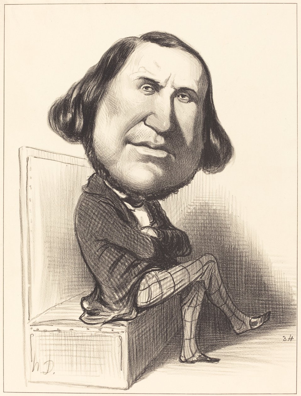 Auguste Avond de Honoré Daumier
