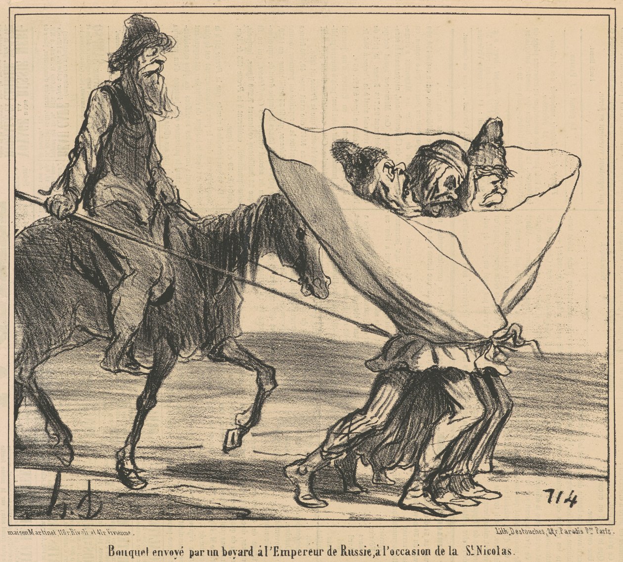 Ramo Enviado ... Al Emperador de Rusia ... de Honoré Daumier