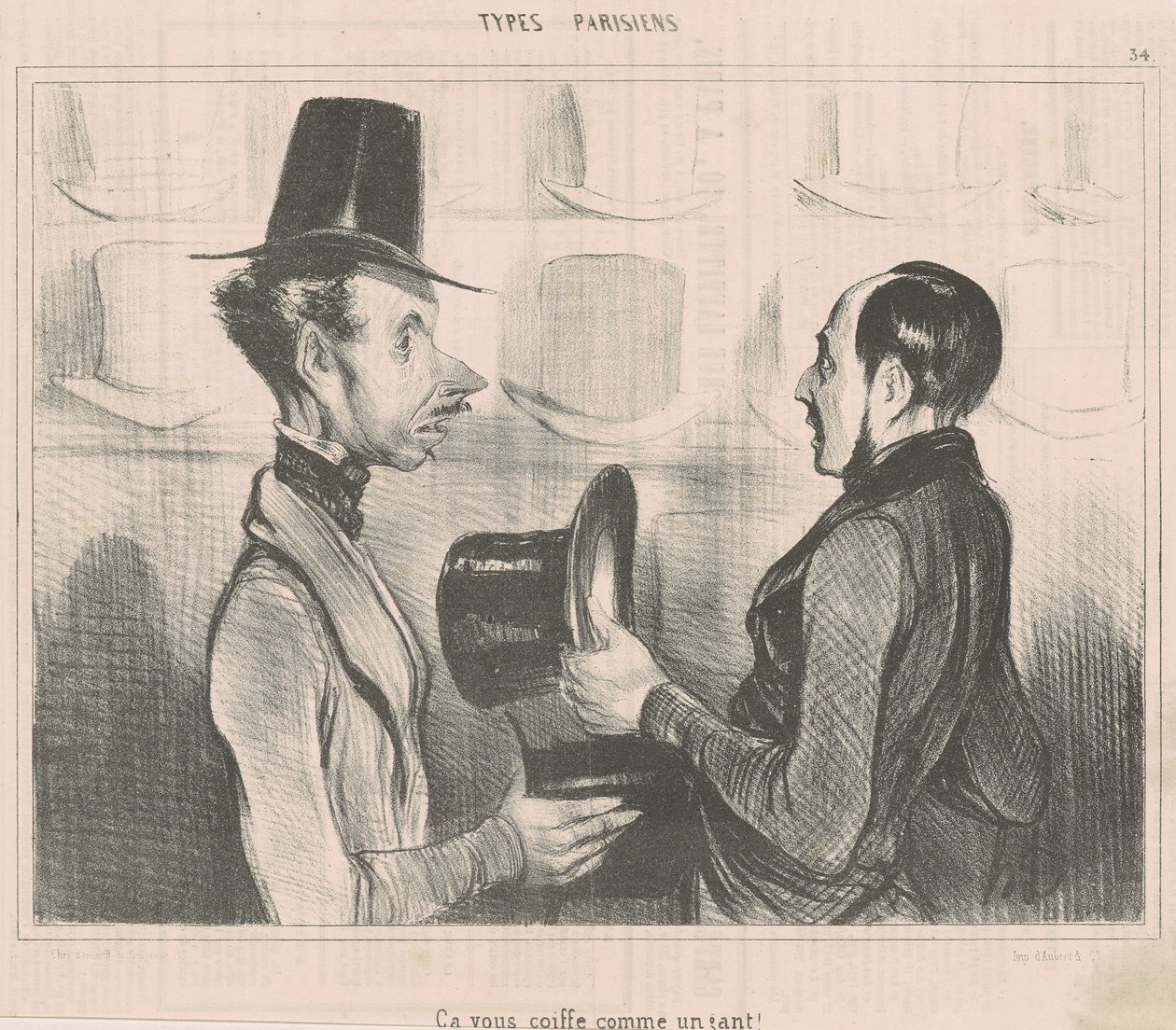 ¡Te queda como un guante! de Honoré Daumier