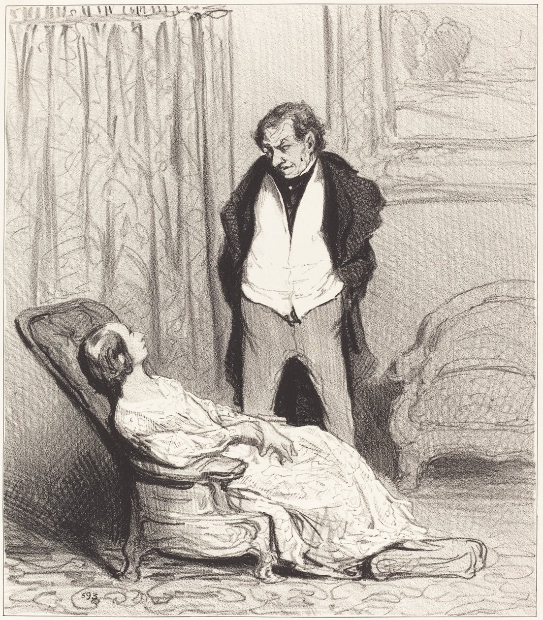 Zanahoria del estuche de Honoré Daumier