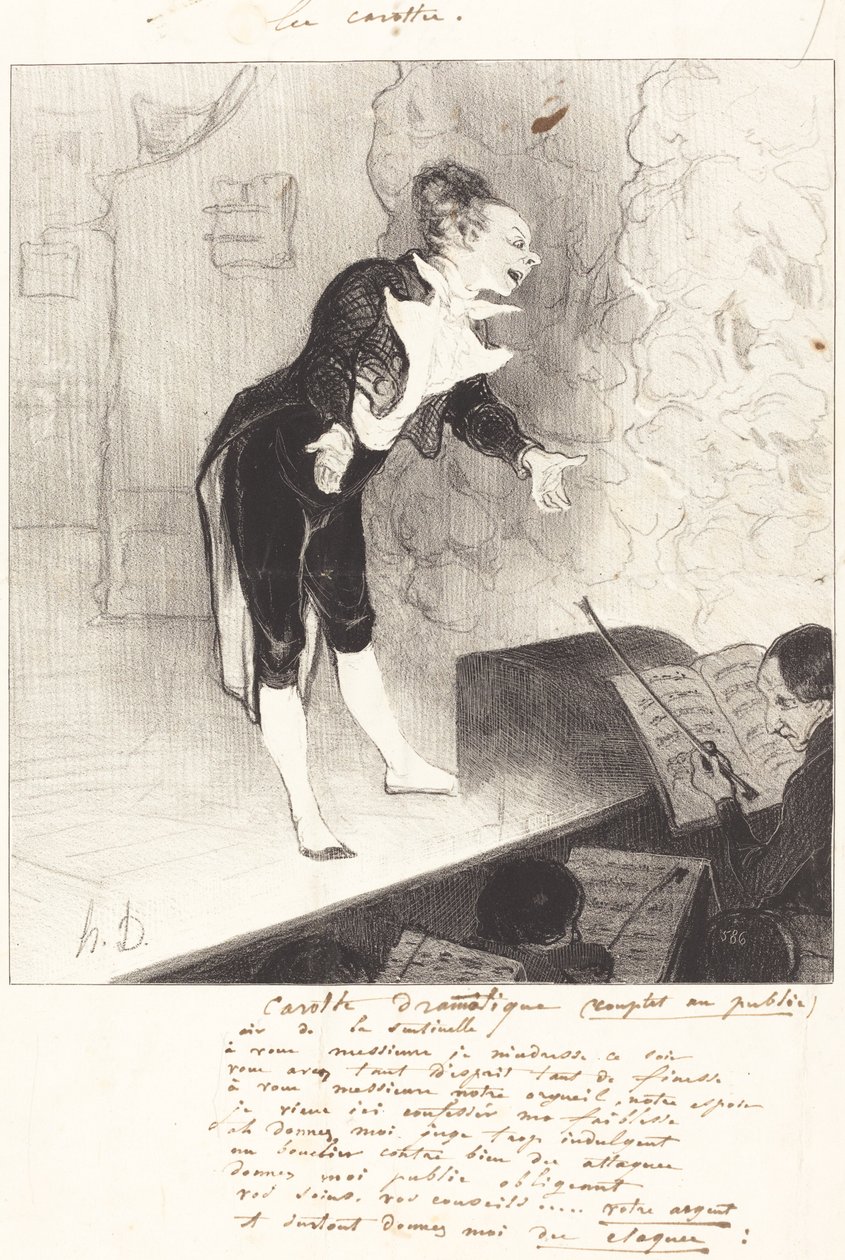 Zanahoria Dramática de Honoré Daumier