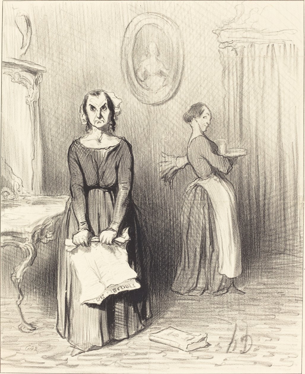 Este diario encuentra mi obra lamentable... de Honoré Daumier