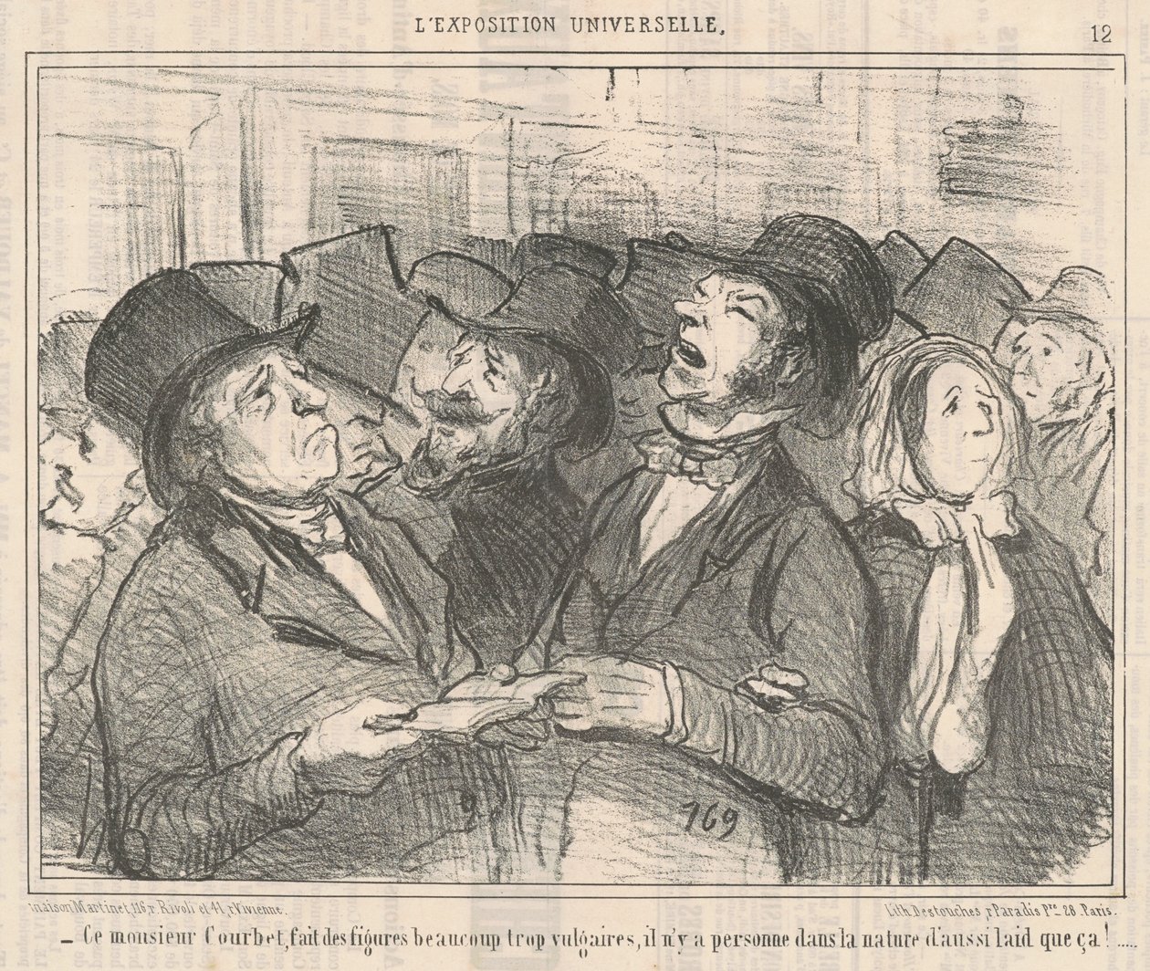 Este señor Courbet de Honoré Daumier
