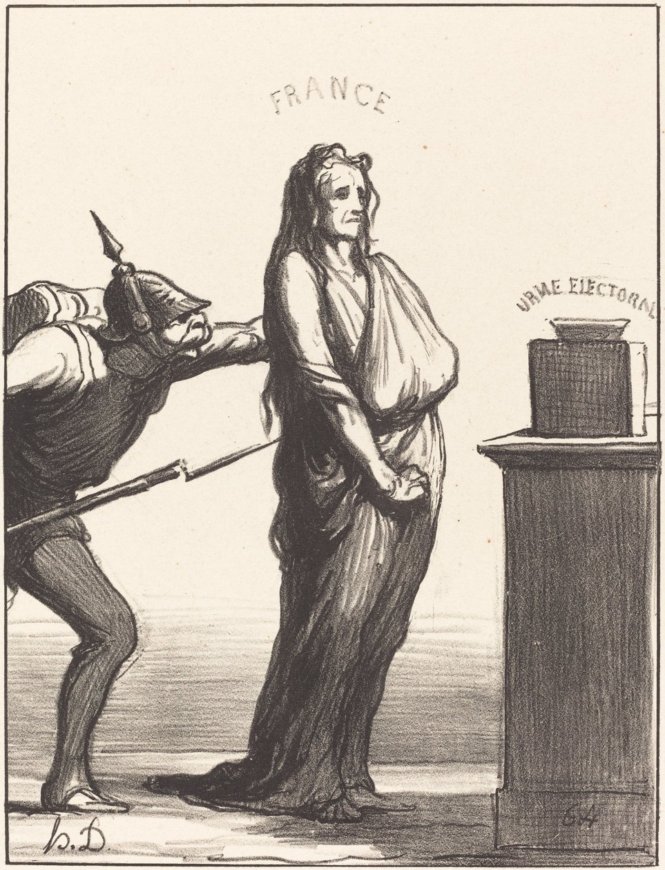 Lo que algunos periódicos llamarían... de Honoré Daumier