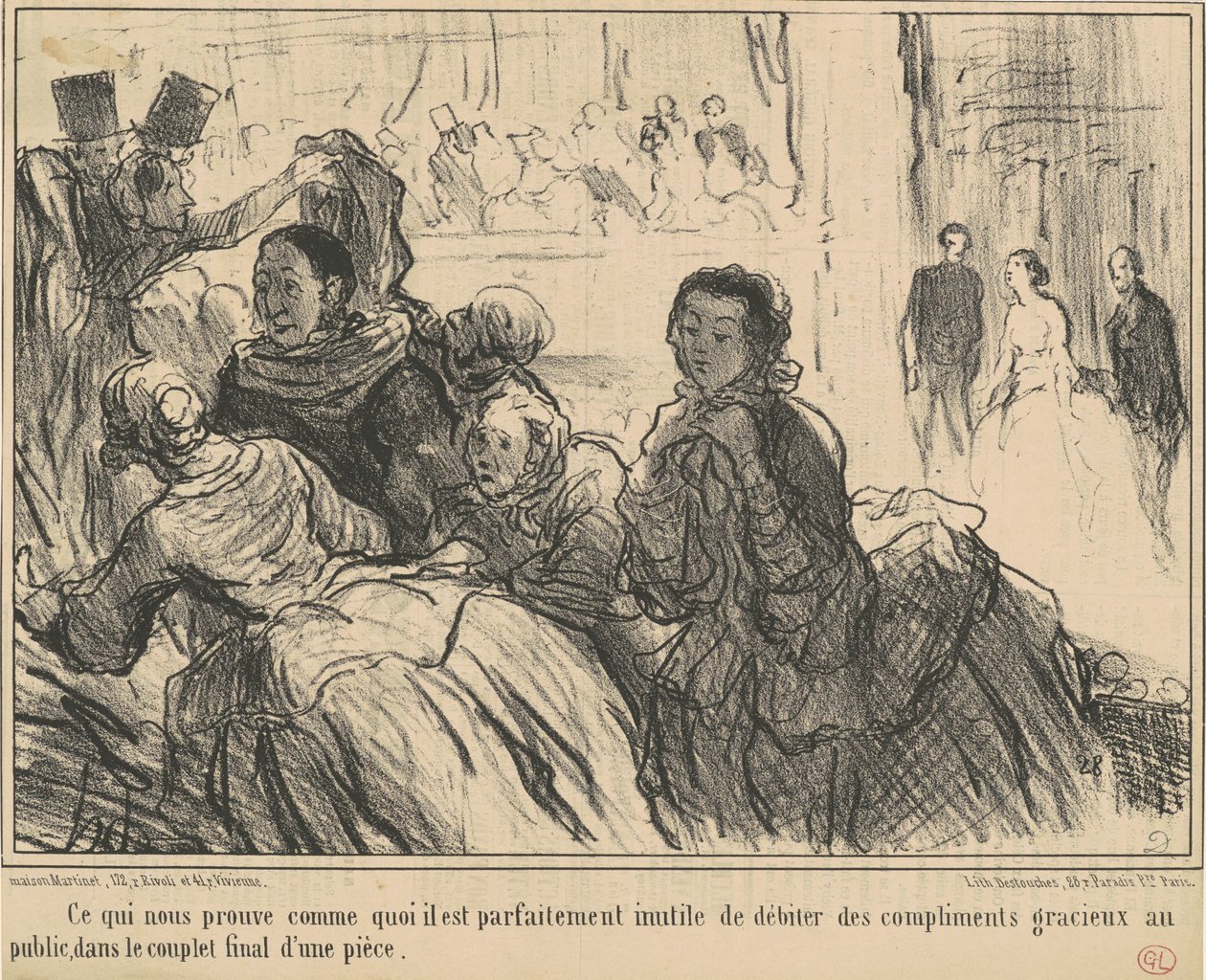 Lo que nos prueba que es ... inútil ... de Honoré Daumier