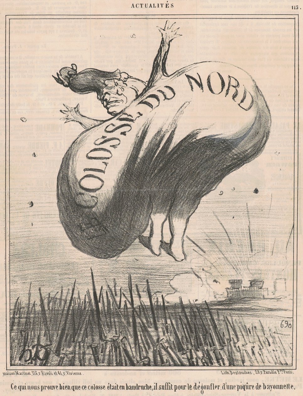 Lo que nos prueba... que este coloso... de Honoré Daumier