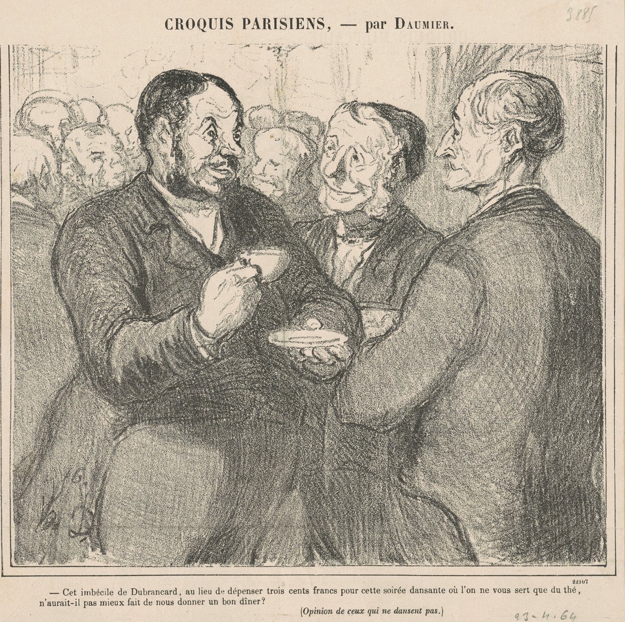 Ese imbécil de Dubrancart... de Honoré Daumier