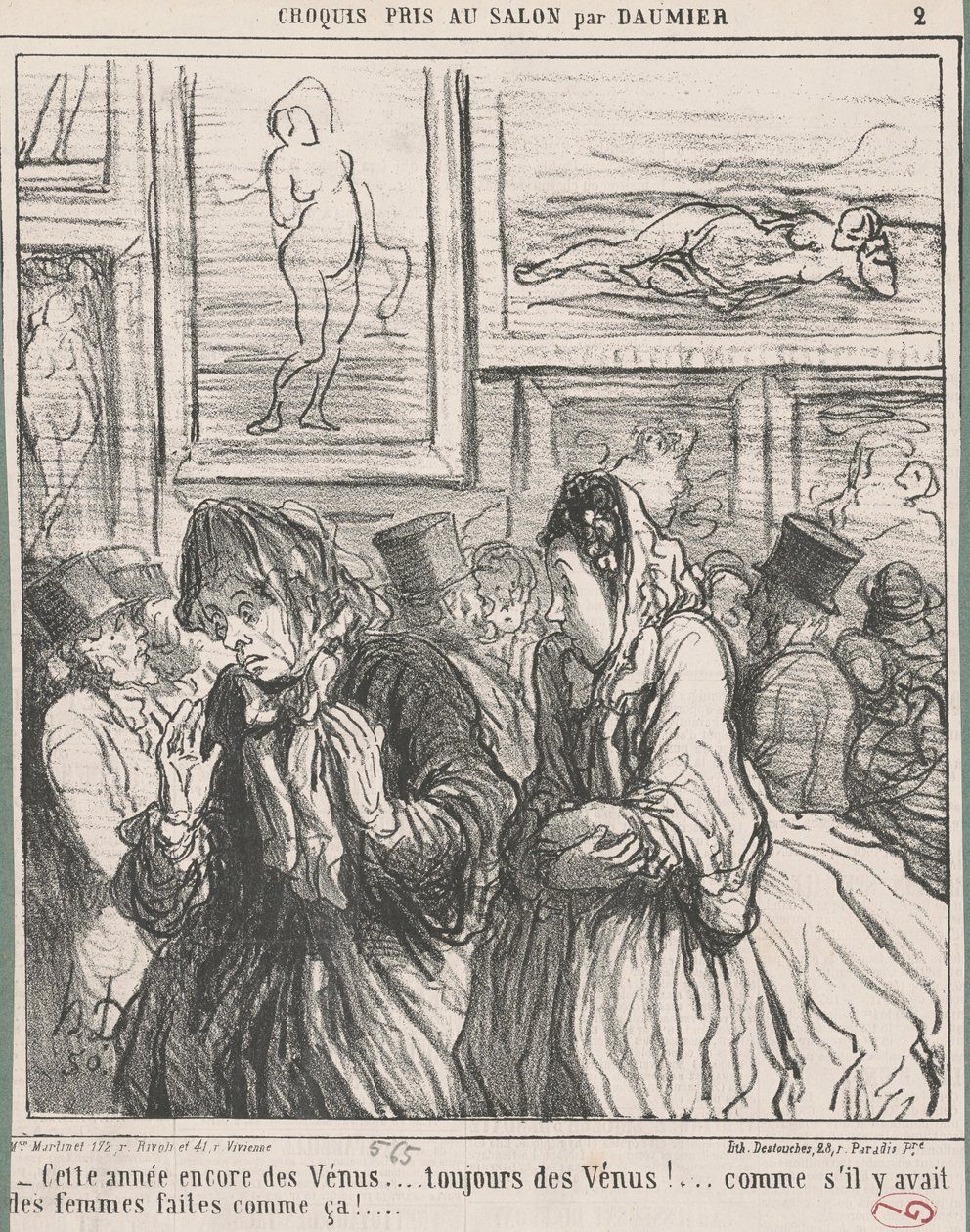 Este año aún venus... de Honoré Daumier