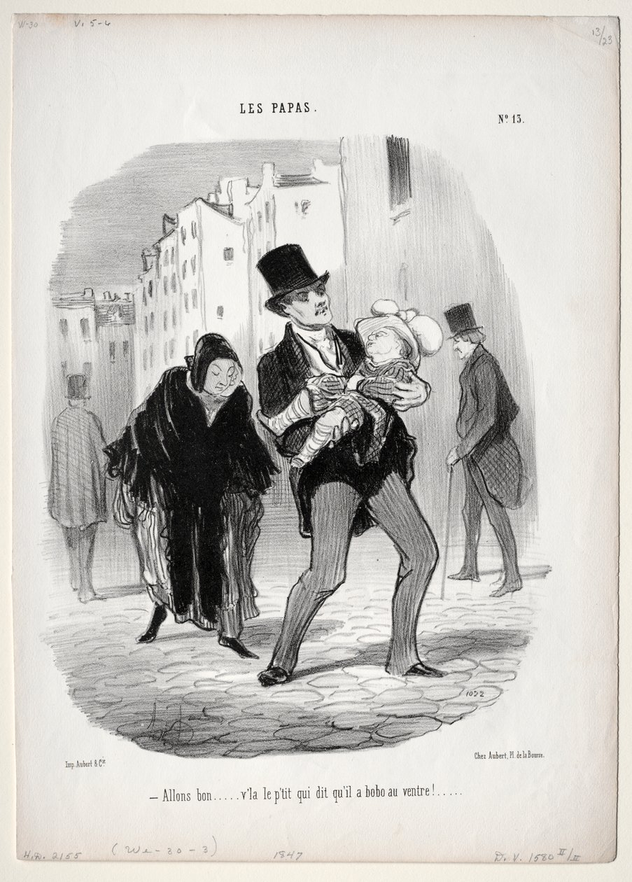 Come along, dear... de Honoré Daumier