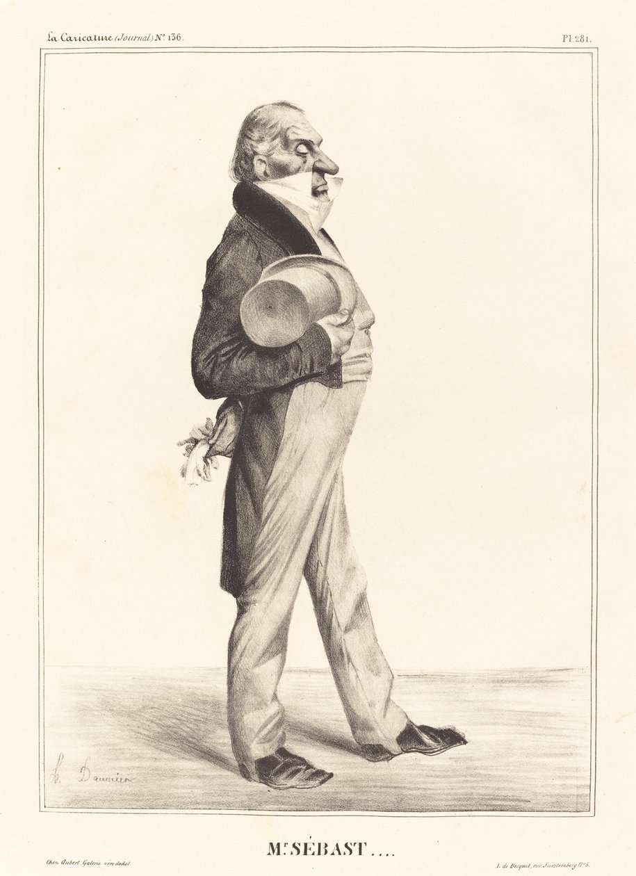 Conde Horace Sébastiani de Honoré Daumier