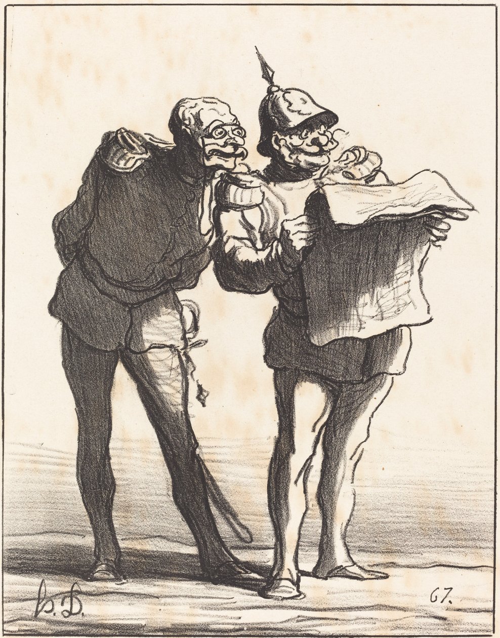 Decididamente no se puede... de Honoré Daumier