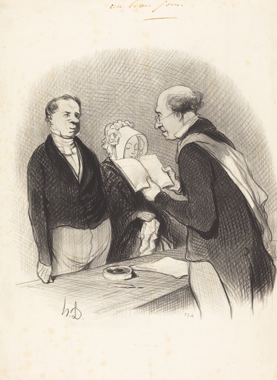 Delante del Sr. Alcalde de Honoré Daumier