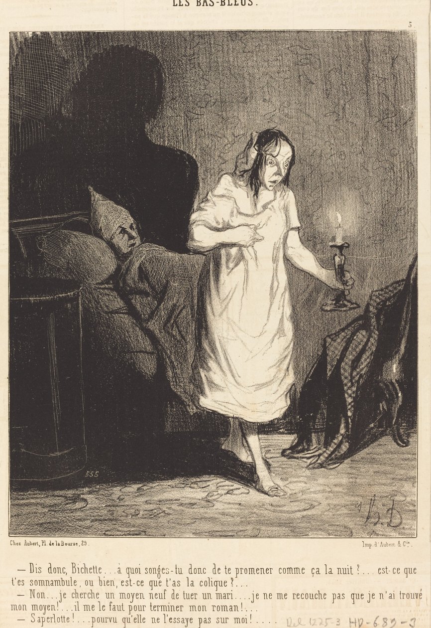 Dis donc, Bichette... a quoi songes-tu donc... de Honoré Daumier