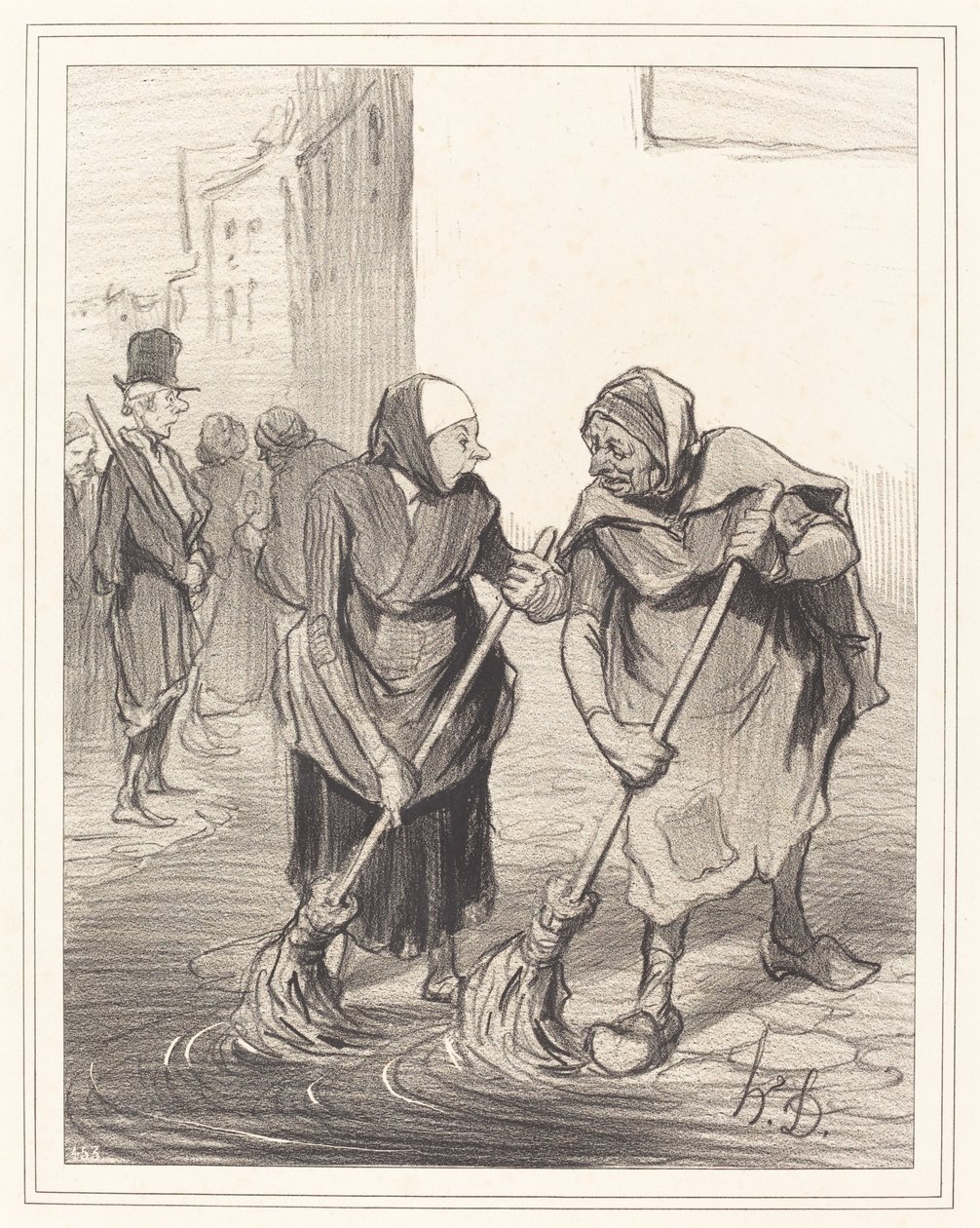 Dites donc, mame Giboulard... de Honoré Daumier