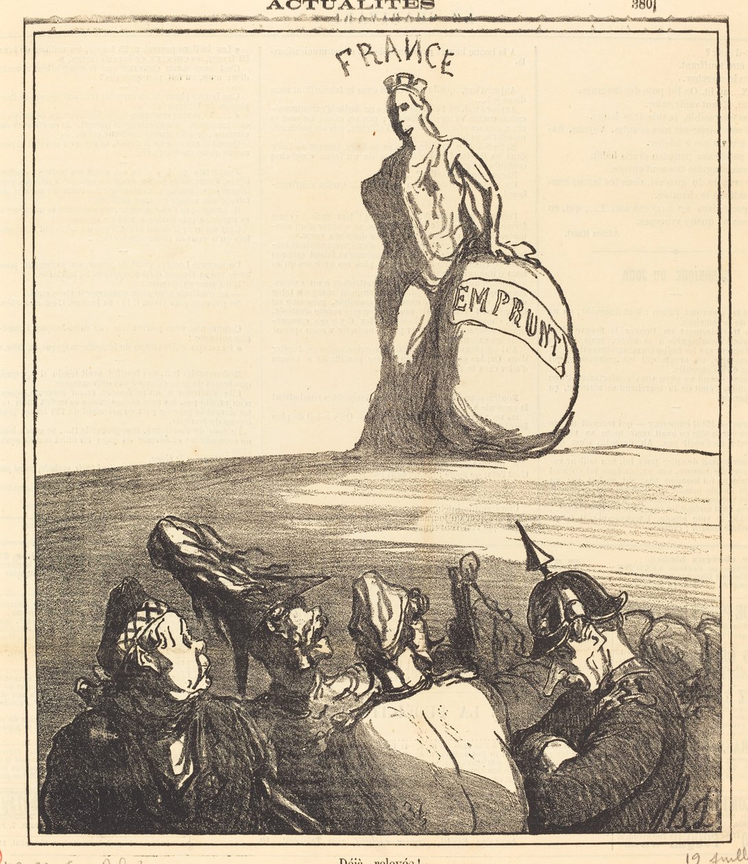 ¡Ya levantada! de Honoré Daumier