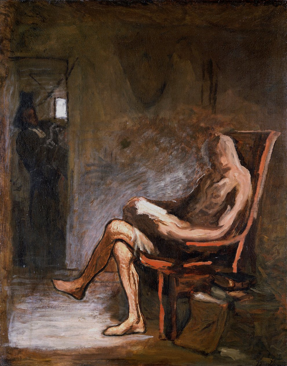 Don Quijote leyendo de Honoré Daumier