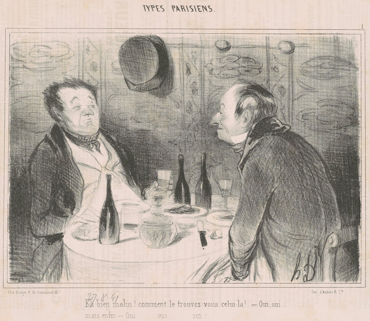 ¡Bueno, Malin! ¿cómo lo encuentras ese? de Honoré Daumier