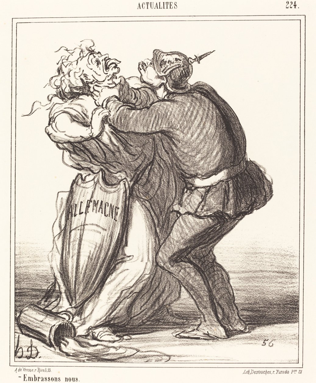 Abracémonos de Honoré Daumier