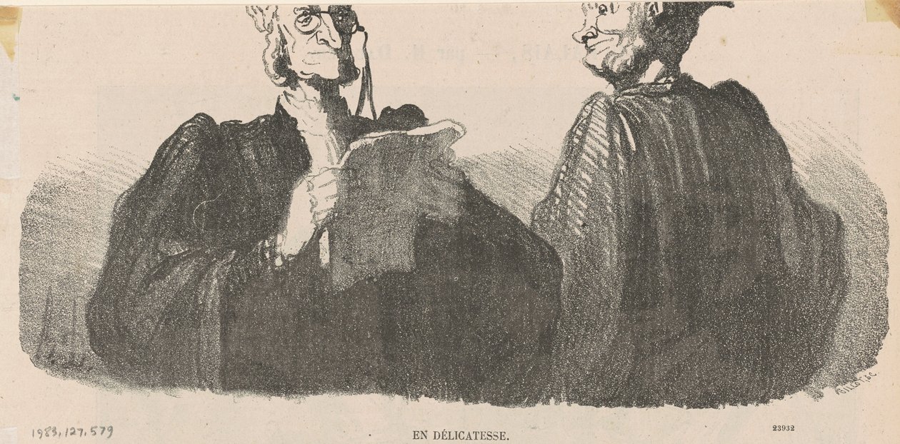 En delicadeza de Honoré Daumier