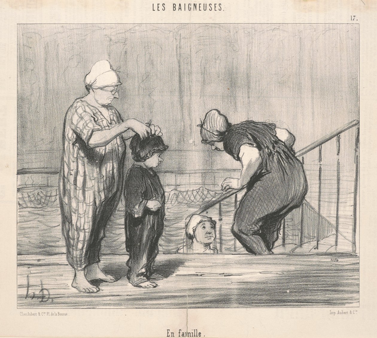 En familia de Honoré Daumier