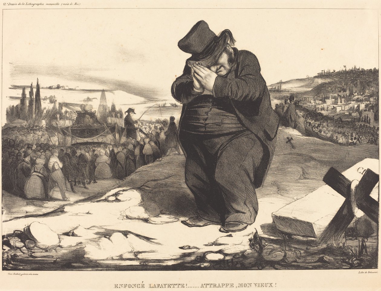 ¡Enfoncé Lafayette!... ¡Atrapa mi viejo! de Honoré Daumier