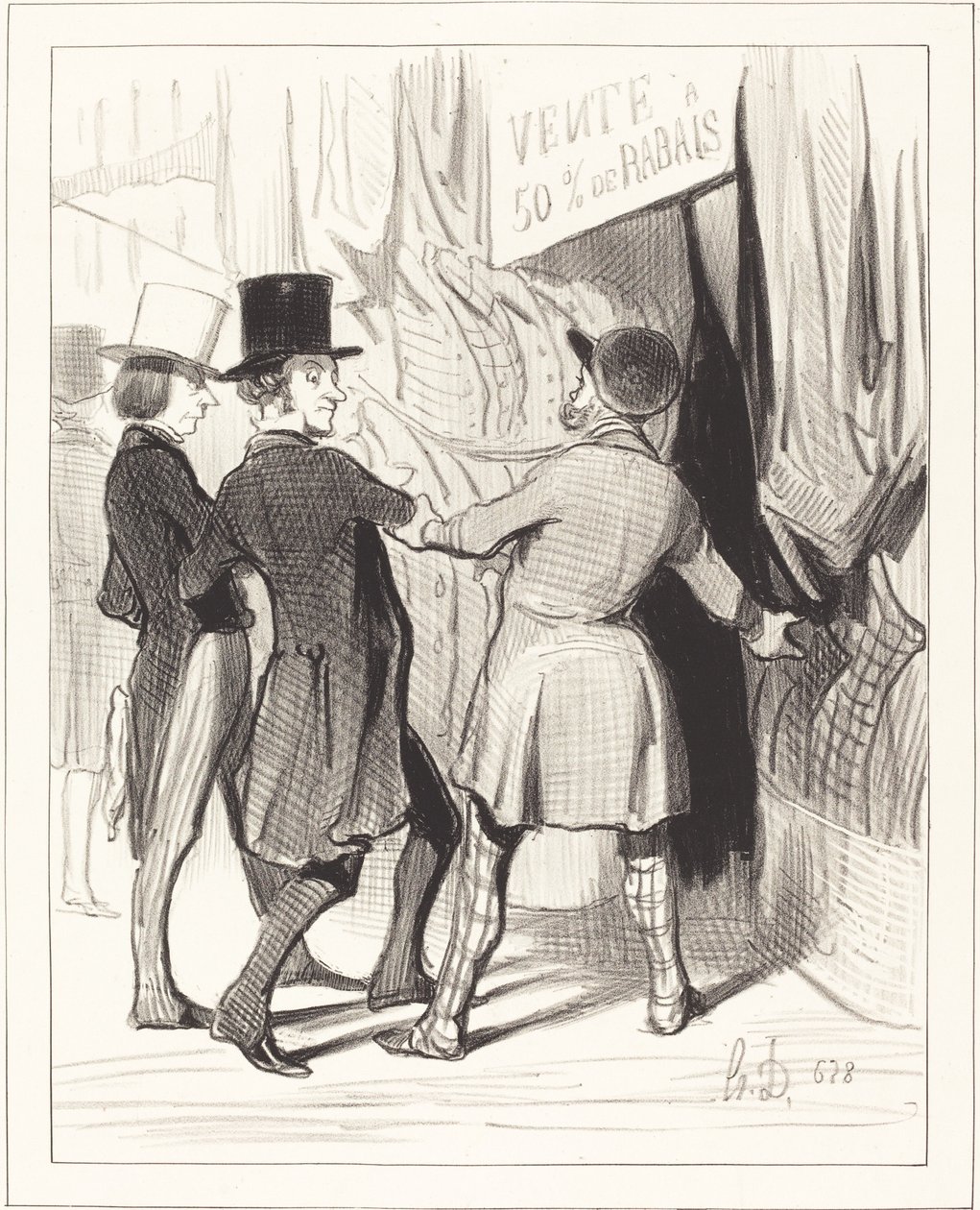 Entren Señores... aquí hay magníficos... de Honoré Daumier