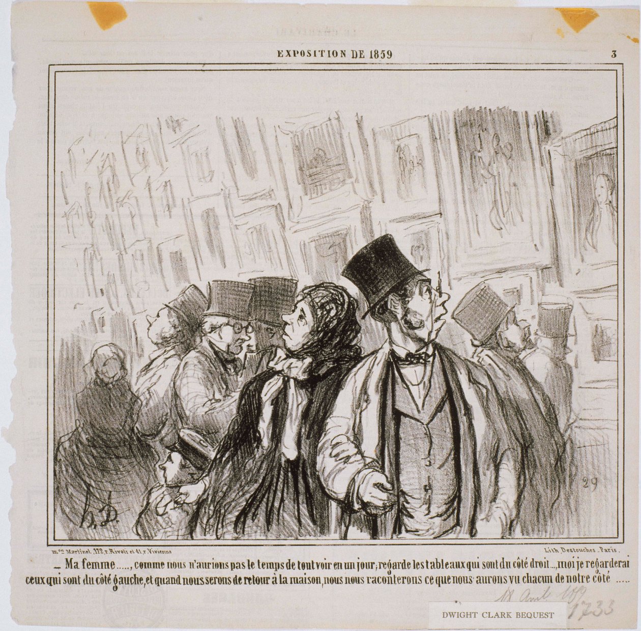 Exposición de 1859 - Mi Esposa... Como no tendríamos de Honoré Daumier